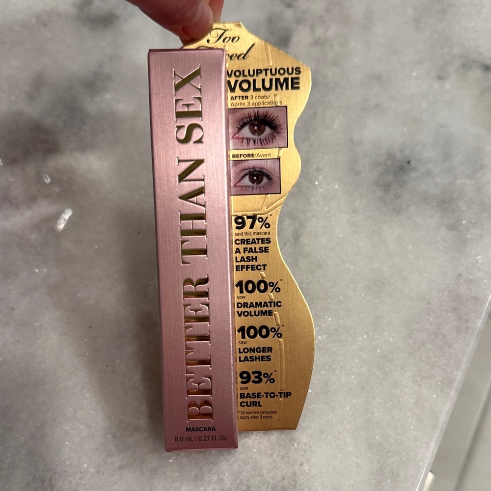 Too Faced Better Than Sex Mascara - Black   NWT